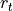 r_{t}
